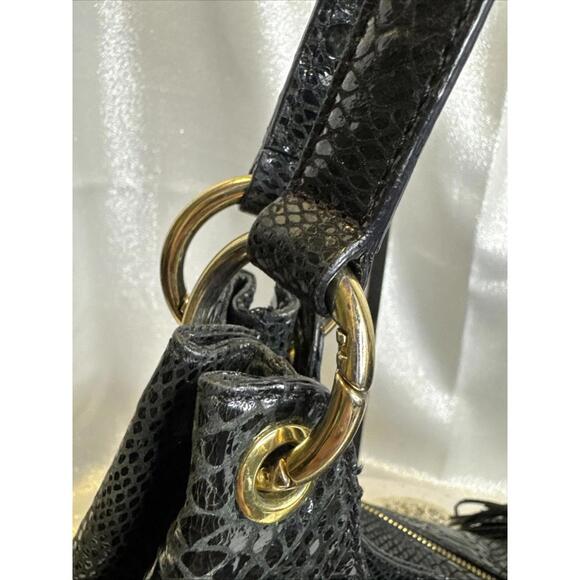 Michael Kors Black Patent Leather Snake - Picture 11 of 15